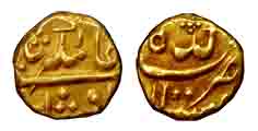 Alamgir II, Gold, Pagoda, Imtiyazgarh Mint. Very Fine+, Scarce.
