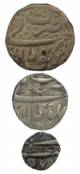 Silver (4), Set of 4: Rupee, ½, ¼ and 1/8 Rupee, Bhopal Mint, Anonymous issues. Very Fine+