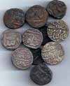 Assorted lot of Silver (5) and Copper (6) coins, various rulers, types and dates. Fine+ to