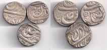 Silver (5), Rupee, Ibrahim Khan, Sikandar Khan, Mahbub Khan, Ahmad Ali Khan and Amir Khan,