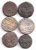 Silver (2), Rupee, Mahisoor Mint; Copper (4), Wodeyar issues. Fine to Very Fine. 6 coins