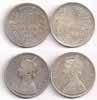 Victoria Queen, Silver (2), Rupee, Dot Variety of 1862, 0/10 Dots; 1884. Obv A, Rev II, wi