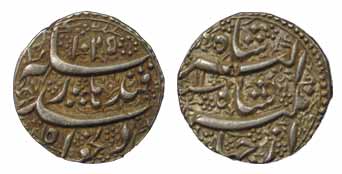 Jahangir, Silver, Rupee, Qandhar Mint, AH 1025/11 (KM 142.2). A small chisel mark on obv o
