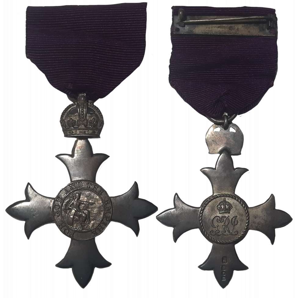 Officer of the Most Excellent order of the British Empire (OBE), George V, Silver Gilt Med