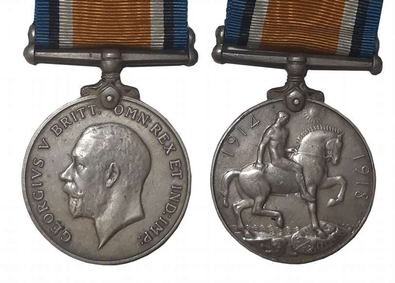 George V, 1st World War, British War Silver Medal, 1914-1918, Awarded to “8148 BEARER PALI