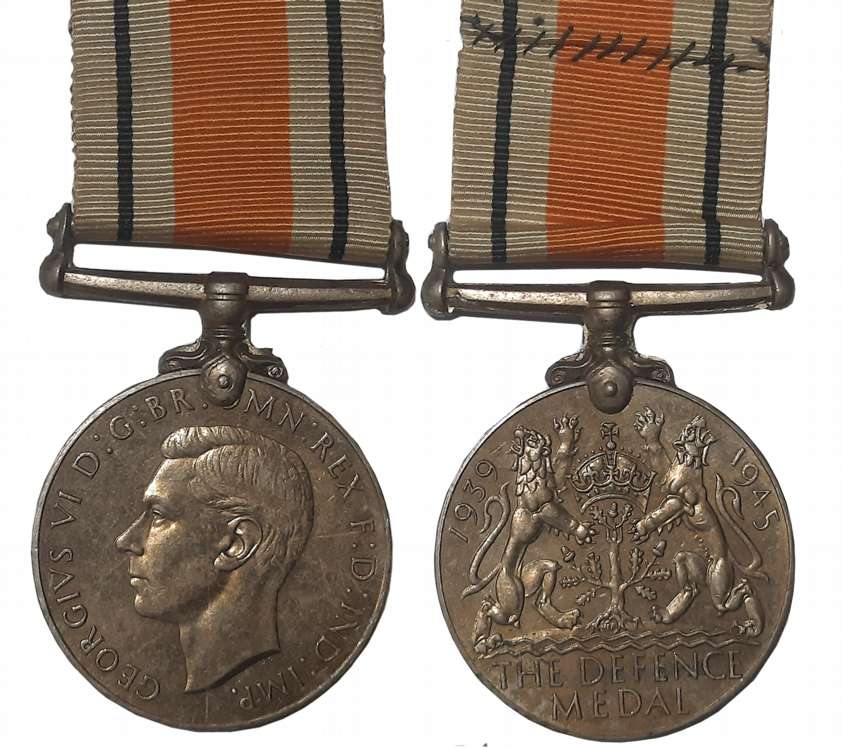 George VI, 2nd World War, The Defence Cupro-Nickel Medal, 1939-1945, Awarded to “105027 RF