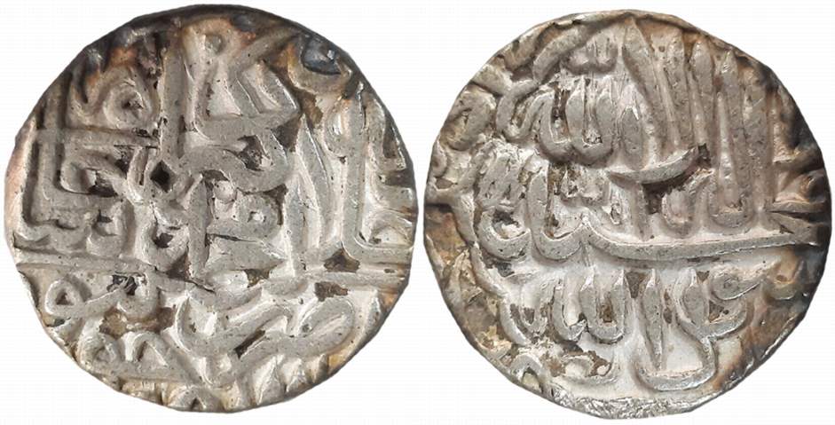 Akbar, Silver Rupee, 11.32g, “Kalima” type, Dar ul Khilafat Jaunpur Mint, AH 981 (KM# 80.1