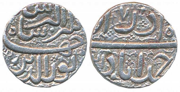 Jahangir, Silver Rupee, 11.27g, “Nur ud din” type, Ahmedabad Mint, AH (10)21/ RY 7, Ilahi 