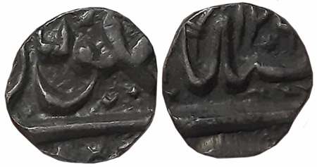 Nawab Sikander Jahan Begum, Silver 1/8 Rupee, 1.35g, Bhopal Mint, AH XX94 (KM# Y11). Extre