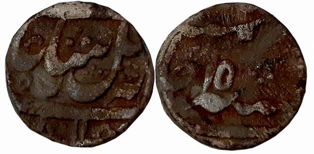 Murshidabad, Silver 1/2 Rupee, 5.69g, AH 118(9) / RY 15, in the name of Shah Alam II, Cres