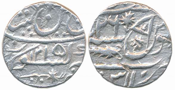 Muhammadabad Banaras, Silver Rupee, 11.02g, in the name of Shah Alam II, AH 1215/ RY 26 (K