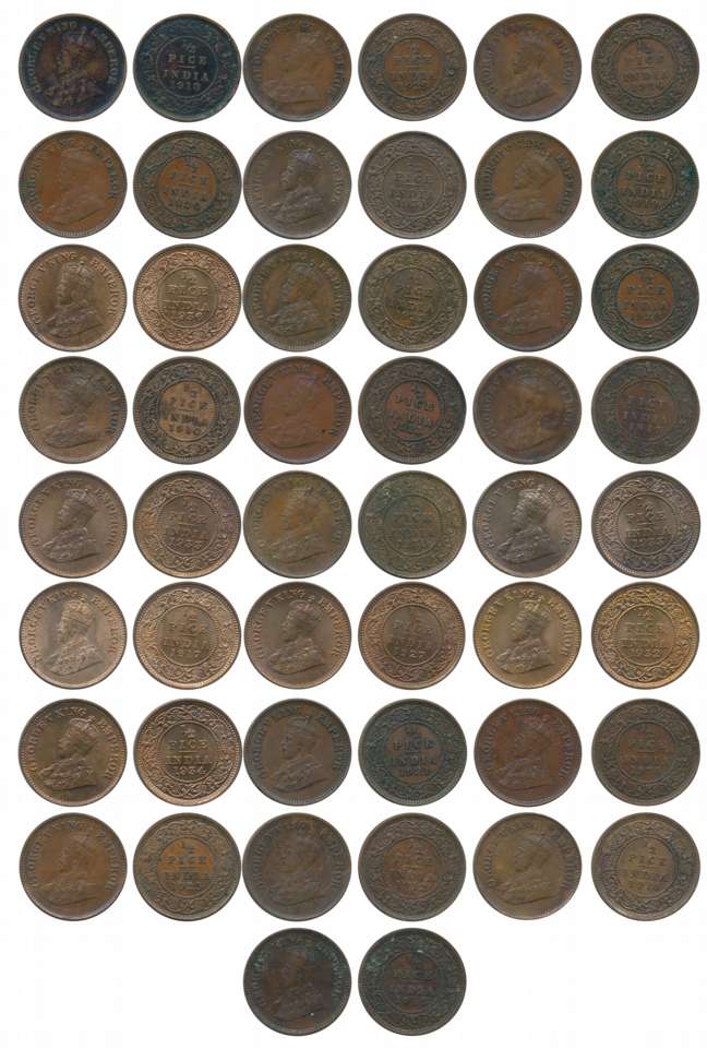 King George V, Set of Complete Year, 1912, 1913, 1914, 1915, 1916, 1917, 1918, 1919, 1920,