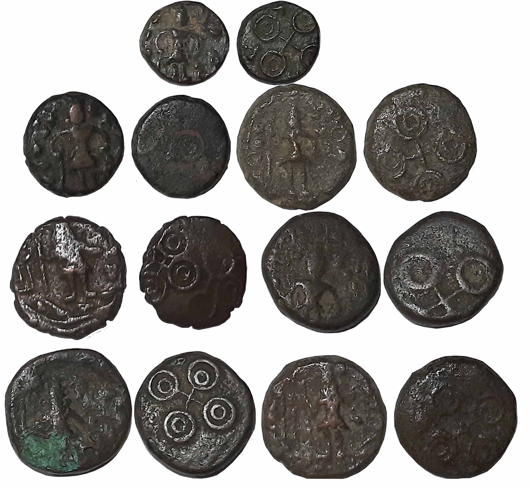Post Mauryan, Central & Western India, Ujjain region, Copper (7), Siva type, Obv: Lord Siv