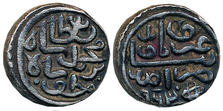 Muhammad bin Muzaffar, Silver Tanka, 7.11g, Mandu Mint, AH 963, Obv: Arabic legend “al sul