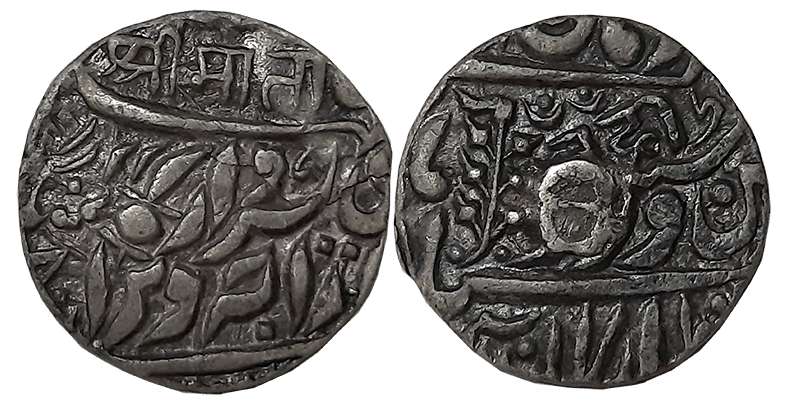 Sardar Singh, Silver 1/4 Rupee, 2.85g, Jodhpur Mint, with the name of Queen Victoria (Ling
