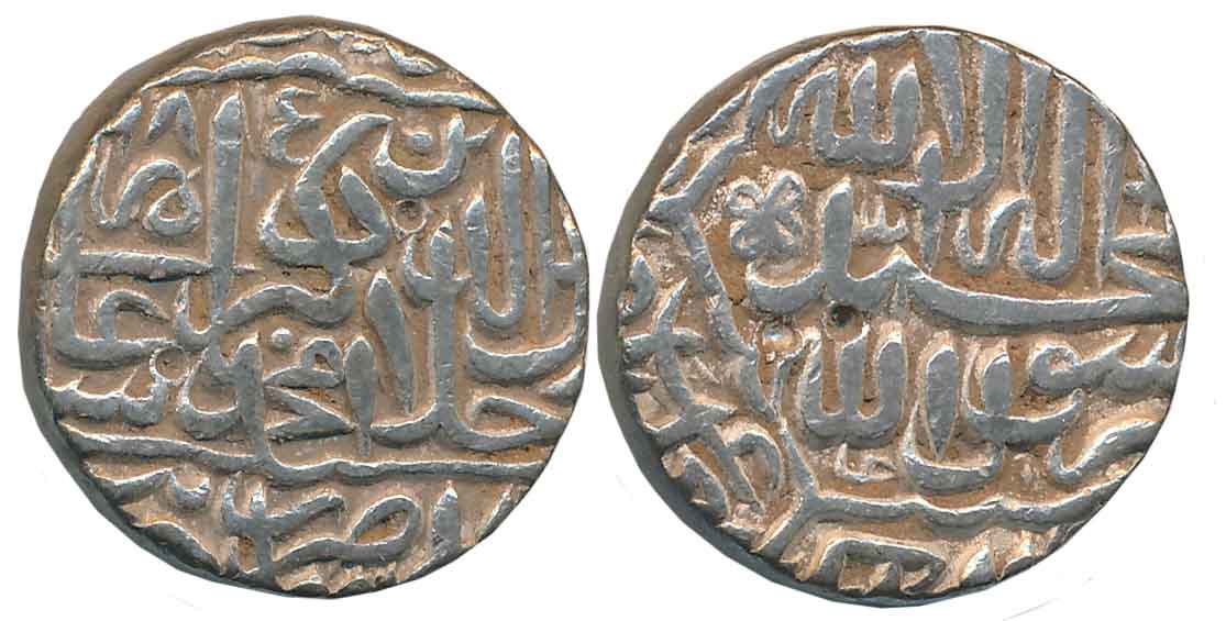 Akbar, Silver Rupee, 11.33g, “Kalima” type, Dar ul Khilafat Jaunpur Mint, AH 985 (KM# 80.1