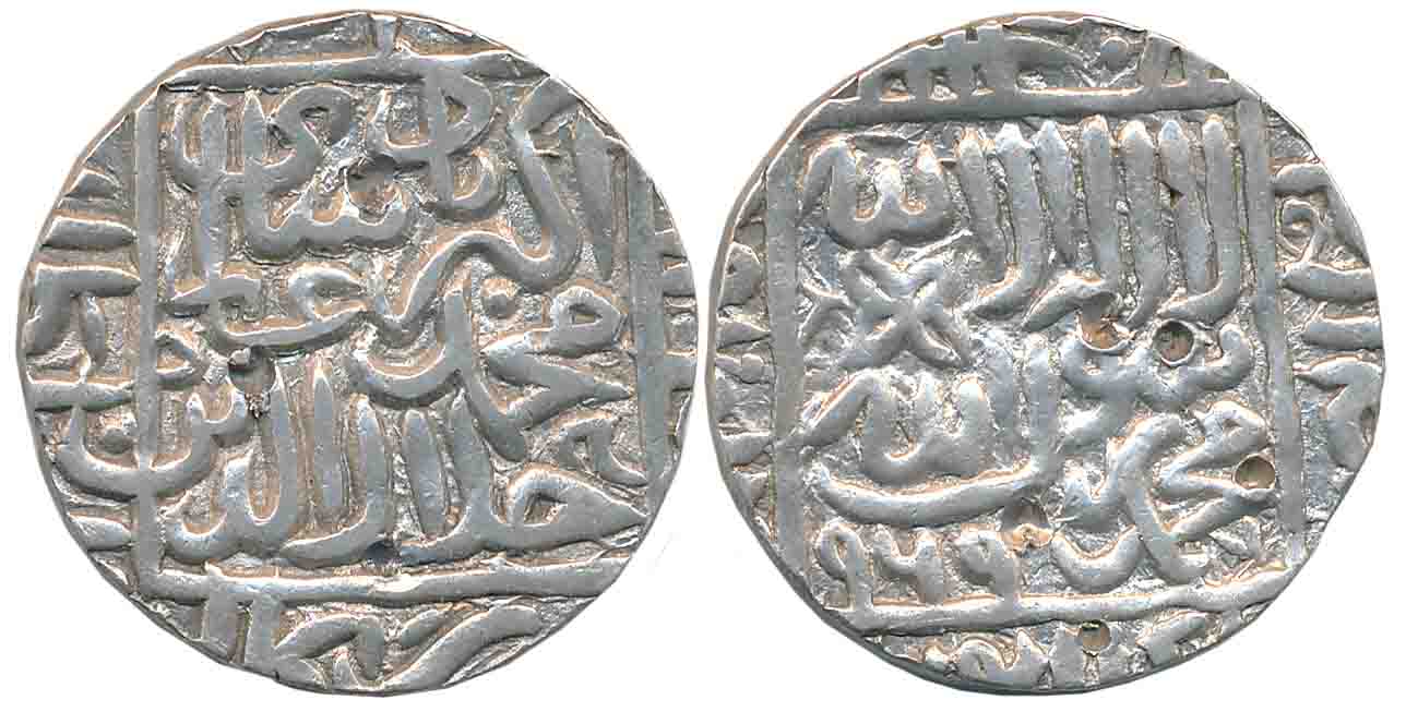 Akbar, Silver Rupee, 11.43g, “Kalima” type, Kalpi Mint, AH 969 (KM# 80.11). Very fine+.