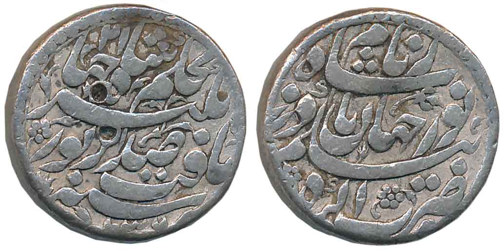 Jahangir, Nurjahan, Silver Rupee, 11.26g, Agra Mint, AH 1036/ RY 21 (KM# 168.1). Very fine