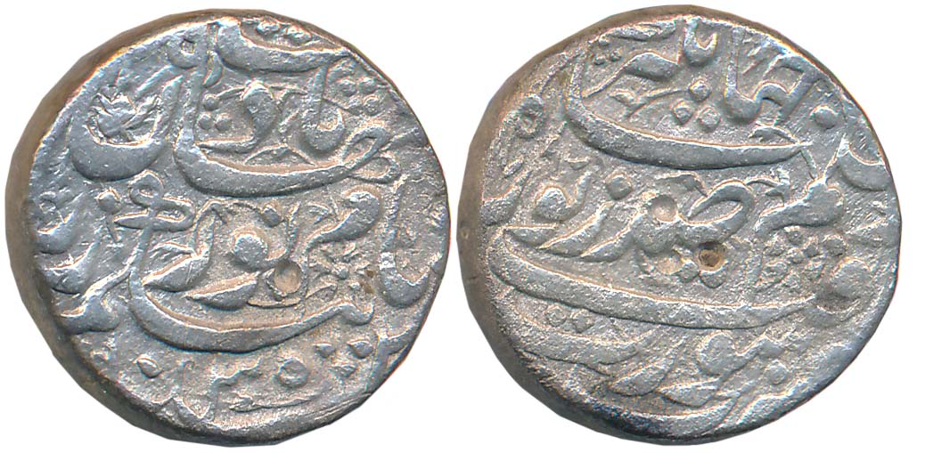 Jahangir, Nurjahan, Silver Rupee, 11.14g, Surat Mint, AH 1035 (KM# 168.6). About very fine