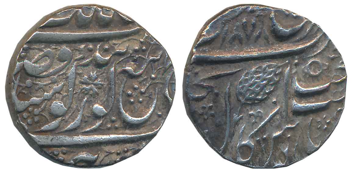 Ranjit Singh, Silver Rupee, 11.10g, “Guru Gobind” couplet, Amritsar Mint, VS 1878 (G. Sing
