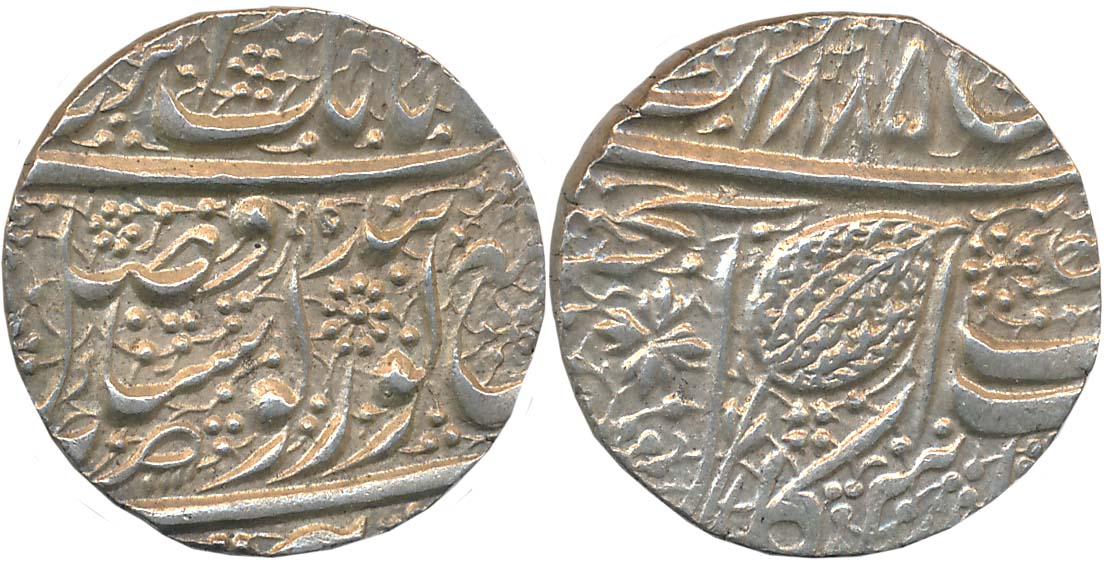 Ranjit Singh, Silver Rupee, 11.13g, “Nanakshahi” couplet, Amritsar Mint, VS 1885/90 (G. Si