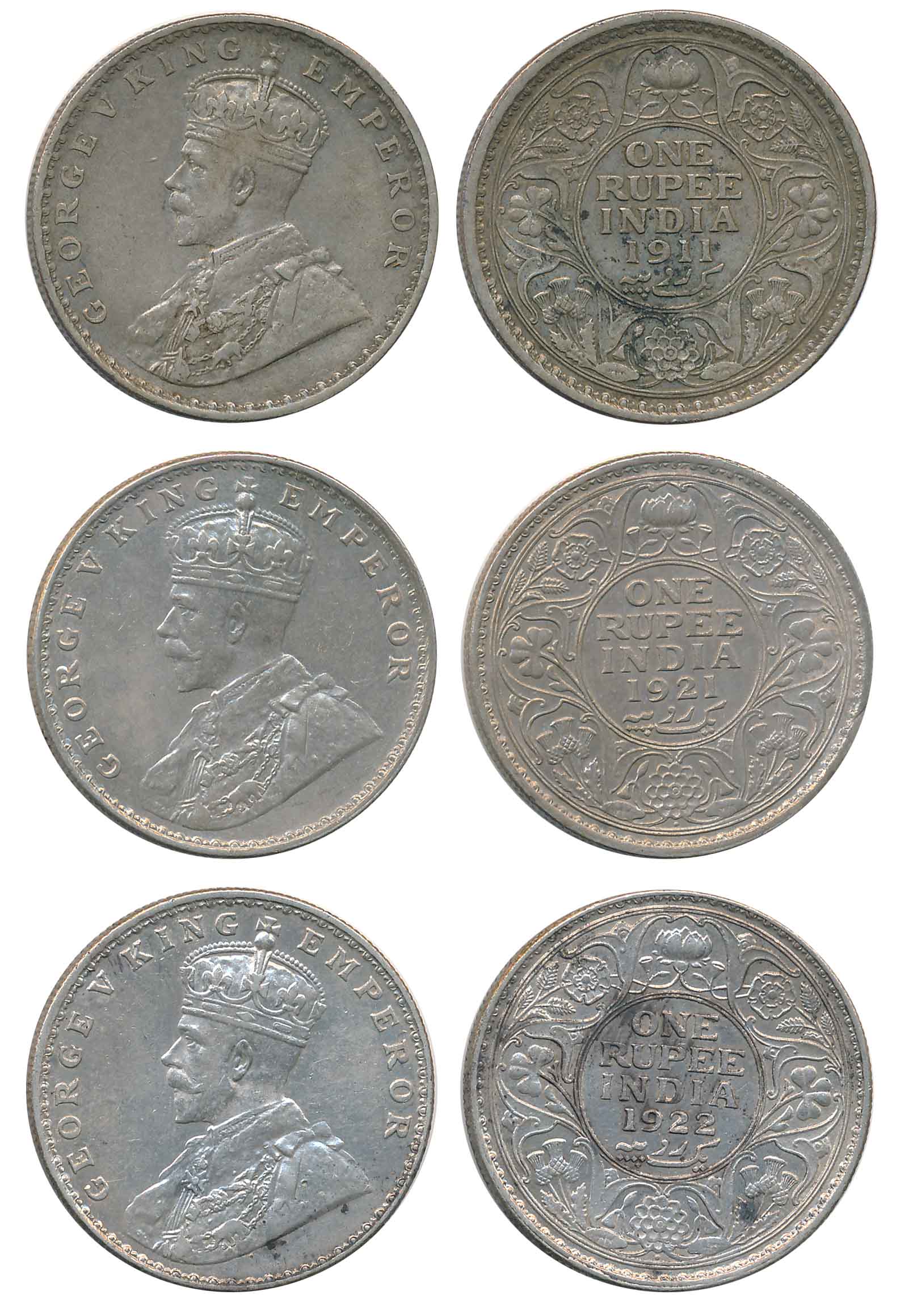 Silver Rupees (53), Date wise Collection, William IIII, 1835, Victoria Queen, 1840 (2), Co