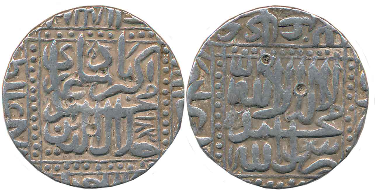 Akbar, Silver Rupee, 11.31g, “Kalima” type, Dar al-Sultanate Ahmedabad Mint, AH 983, legen