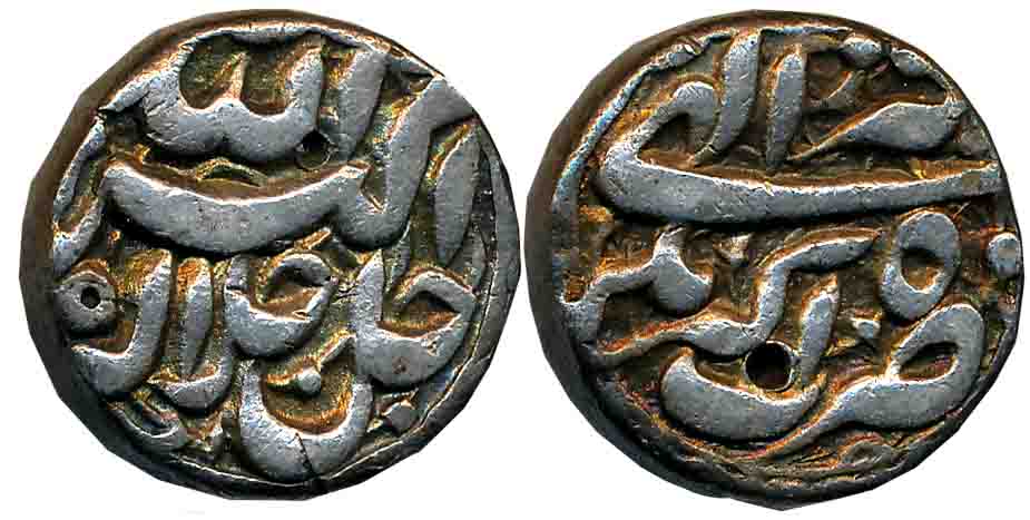 Akbar, Silver Rupee, 11.00g, “Jalalahu” type, Akbarnagar Mint, Ilahi Month Tir, Year 50 (K