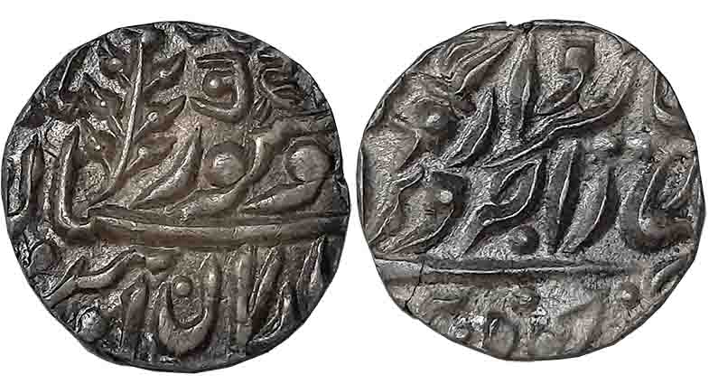 Sardar Singh, Silver 1/4 Rupee, 2.84g, Broad flan, Jodhpur Mint, with the name of Queen Vi