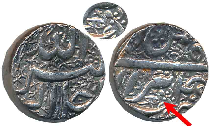 Akbar, Silver Rupee, 11.41g, “Jalalahu” type, Berar Mint, Ilahi Month Bahaman, RY 4X, with