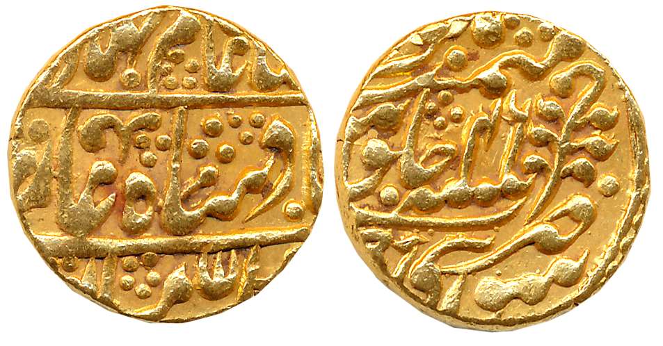Sawai Prithvi Singh, Gold Mohur, 10.25g, Sawai Jaipur Mint, in the name of Shah Alam II, R