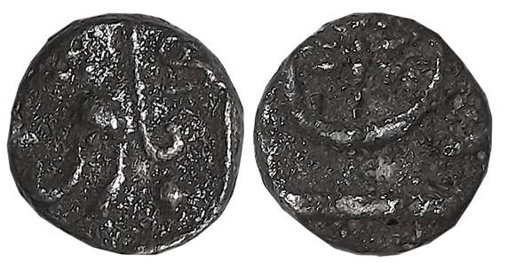 Silver 1/8 Rupee,1.45g, Surat Mint, in the name of Shah Alam II (P. Stevens# 6.172). Corro