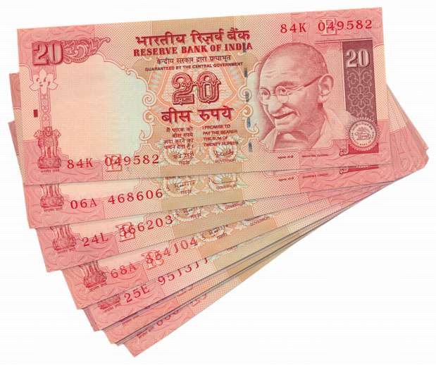 Rupees 20 (36), Starting from “E-1 to E-37”, Complete up to D. Subbarao R inset 2009 excep
