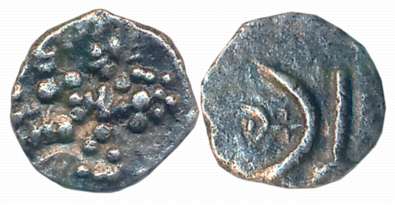 Shilaharas of Karahad, Wai/ Karhad region, Anonymous and Uninscribed, Silver Tara, 0.19g, 