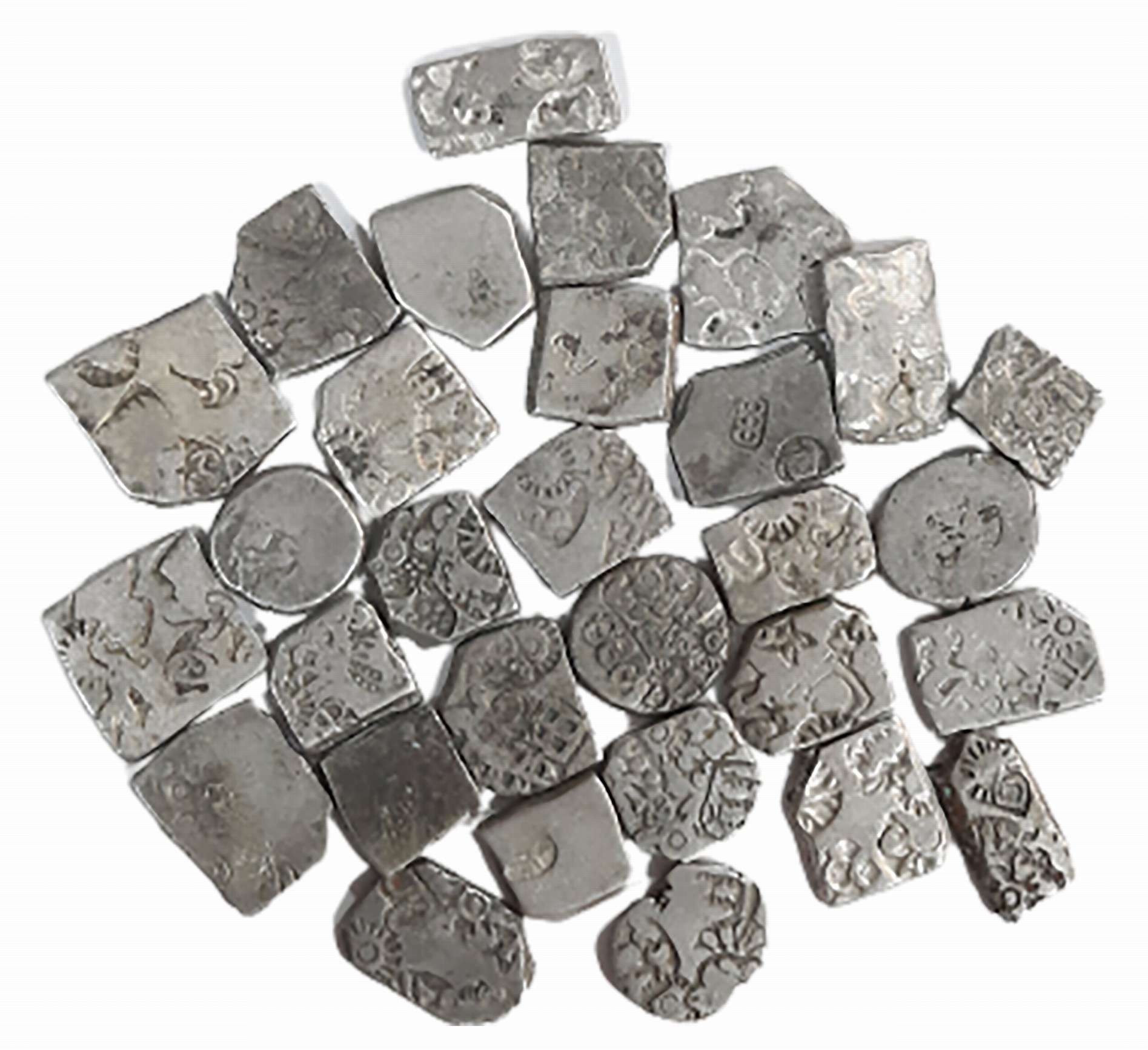 Punch Marked, Attributed to Imperial Magadha, Silver (30), various Punches & types. Fine t