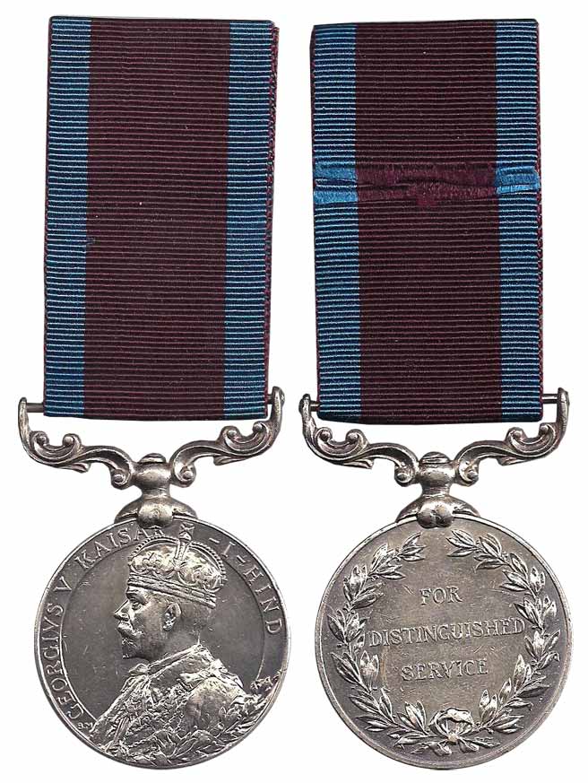 263 Gallantry, George V, Gallantry Distinguished Service Medal, Silver, For Distinguished 
