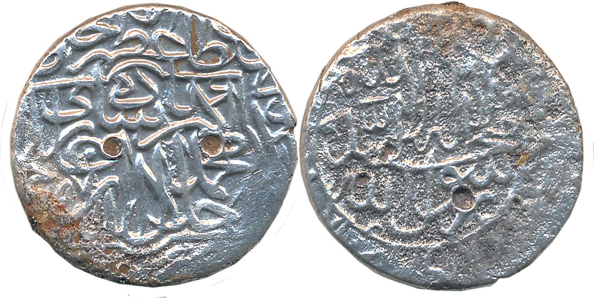 Akbar, Silver Rupee, 10.49g, “Kalima” type, Dar ul Khilafat Jaunpur Mint, AH 971 (KM# 80.1