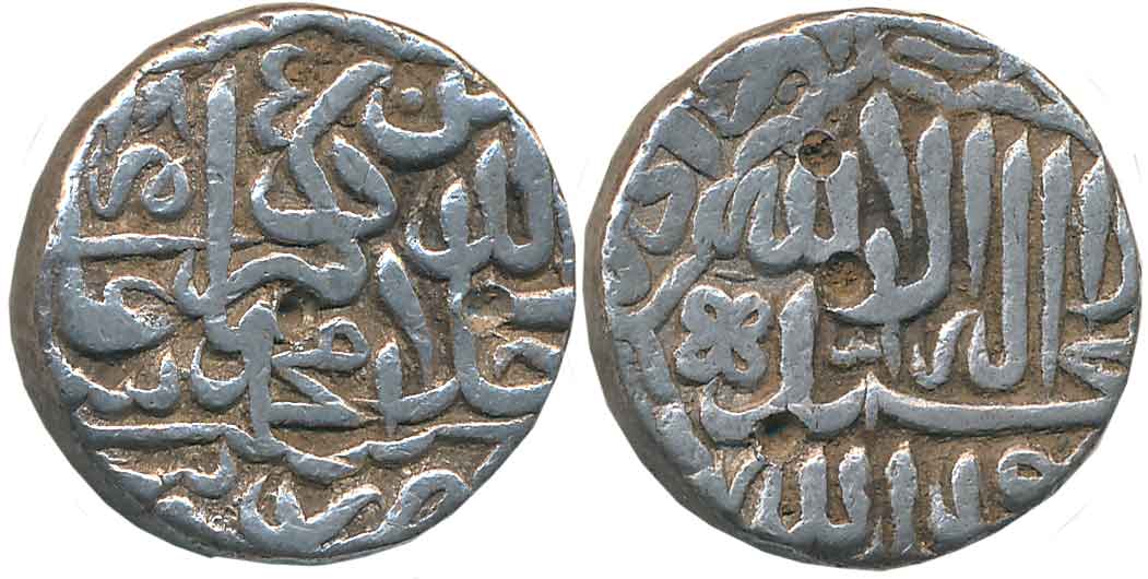 Akbar, Silver Rupee, 11.36g, “Kalima” type, Dar ul Khilafat Jaunpur Mint, AH 985 (KM# 80.1