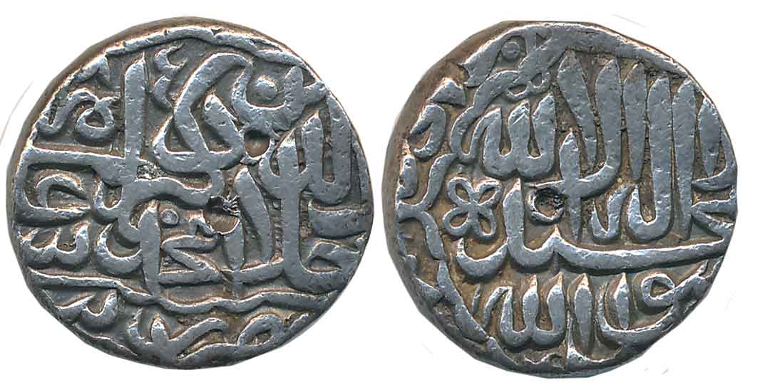Akbar, Silver Rupee, 11.34g, “Kalima” type, Dar ul Khilafat Jaunpur Mint, AH 985 (KM# 80.1