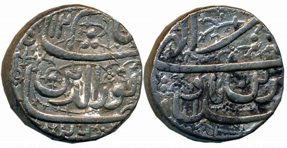Jahangir, Silver Rupee, 11.37g, “Muzaiyan” Couplet, Ahmedabad Mint, AH 1026/ RY 12, Ilahi 