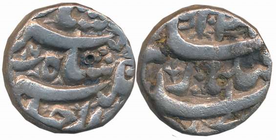 Jahangir, Silver Rupee, 11.23g, Qandahar Mint, AH 1030/ RY 16 (KM # 142.2). Very fine.