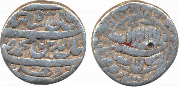Shah Jahan, Silver Rupee, 11.27g, Delhi Mint (KM# 227.6). Very fine.