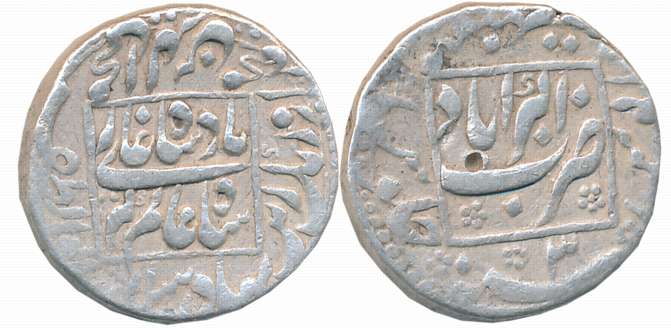 Aurangzeb, Silver Rupee, 11.38g, Akbarabad Mint, AH (10)71/ RY 3, both side legend within 
