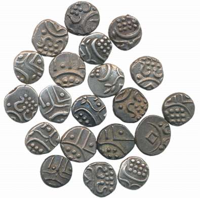 Ayilyam Tirunal Rama Varma, Silver Velli Chuckram (20) (B Sarasan# 211). Very fine+ to ext