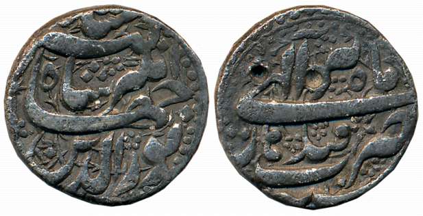 Jahangir, Silver Rupee, 11.10g, “Nur ud din” type, Qandahar Mint, Ilahi Month Tir (KM# 145