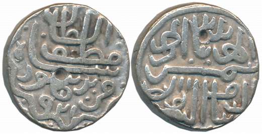 Adil Khan III, Silver Tanka, 7.00g, AH 921, probably strucked at Burhanpur. Very fine, ver