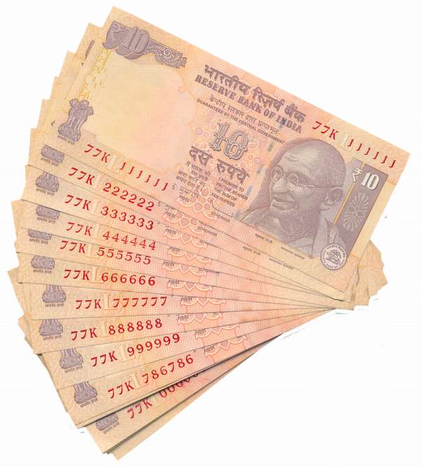 Rupees 10 (32), Fancy Number- 111111 to 999999, 100000 to 1000000, 000001 to 000010, 78678