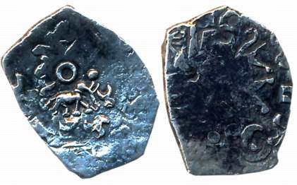 Punch Marked, Attributed to Saurashtra Janpada, Silver 1/4 Karshapana, 0.95g, Obv: Elephan