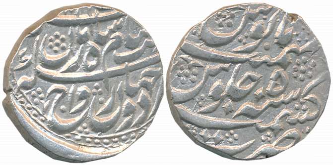 Shah Zaman, Silver Rupee, 10.76g, Kashmir Mint, RY 5 (KM# 575). Very fine+.