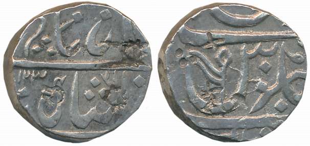 Nashik- Gulshanabad, Silver Rupee, 11.00g, AH 1234, in the name of Shah Alam II, Jhari Pat